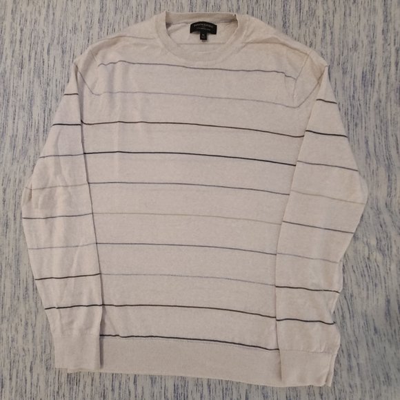 Banana Republic merino wool striped crewneck sweater xl - Picture 3 of 6